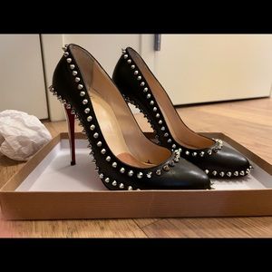 Christian louboutin dorispiky 100 black 39